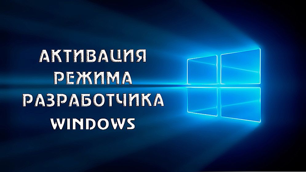 Aktivirajte Windows Developer Mode