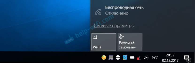 Bezdrôtové pripojenie - zakázané v systéme Windows 10. Wi-Fi nie je súčasťou balenia