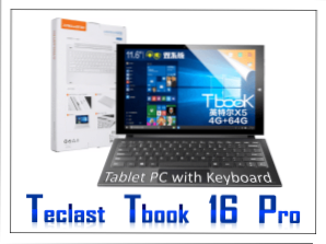 І попрацювати, і розважитися Teclast Tbook 16 Pro - бюджетний планшет-трансформер 2 в 1