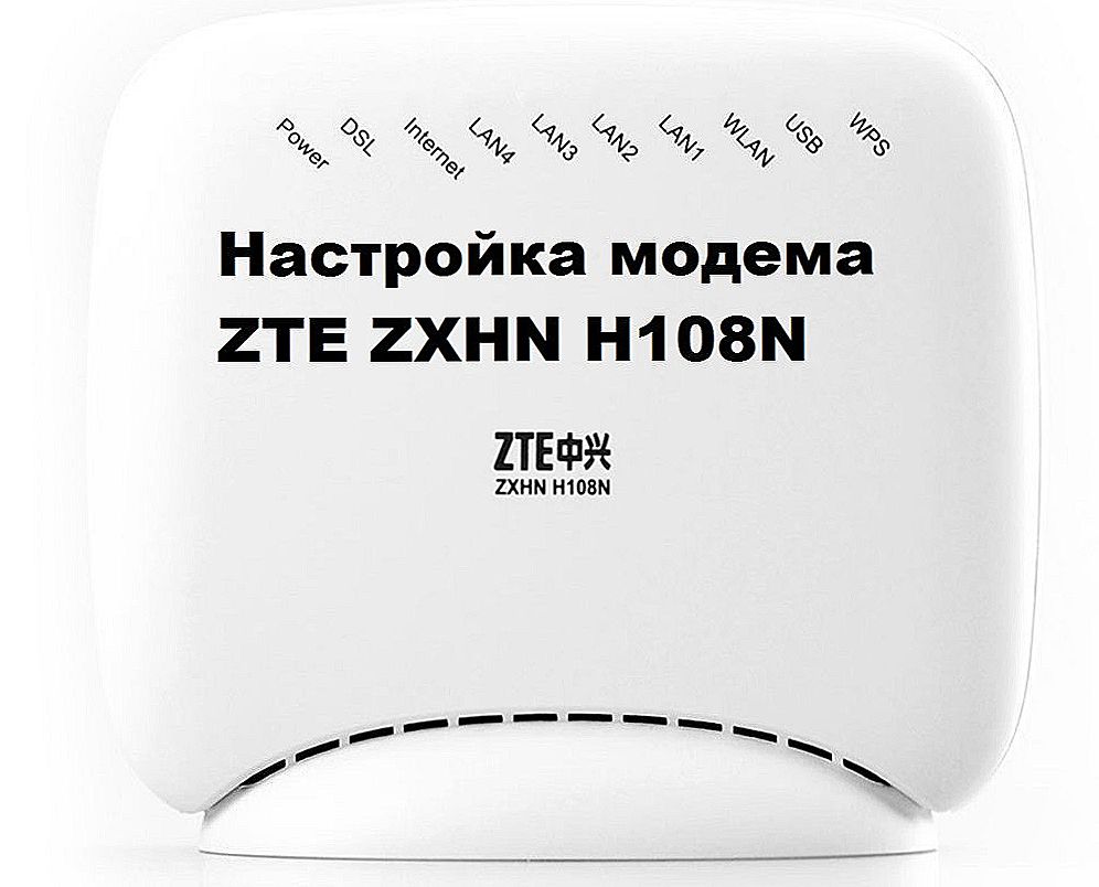 Kako konfigurirati modem ZTE ZXHN H108N