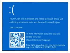 Як дізнатися причину синього екрану смерті Windows (BSoD)