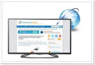 Ako pristupovať na Internet z televízora LG Smart TV? Zobrazenie stránok z televízora
