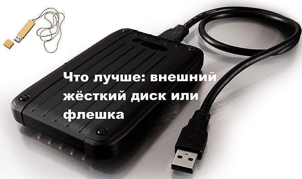 Kada upotrebljavati USB bljesak, i kada je vanjski tvrdi disk
