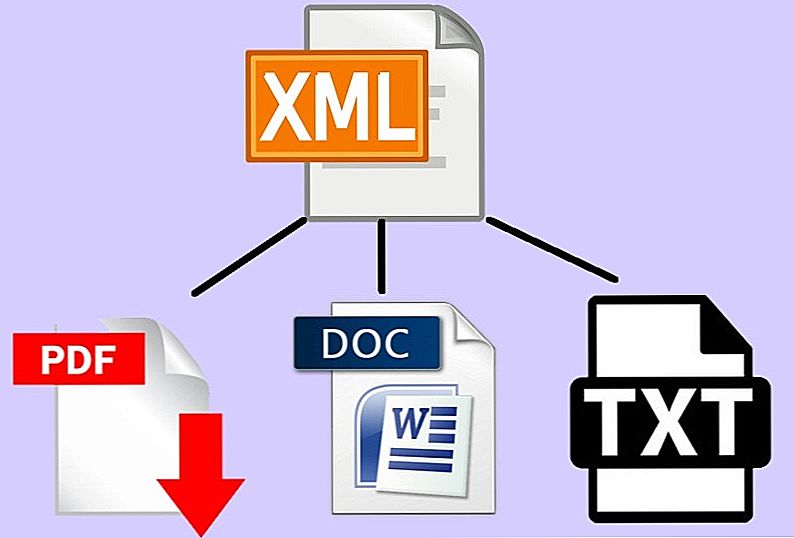 Pretvori XML u PDF, TXT ili DOC