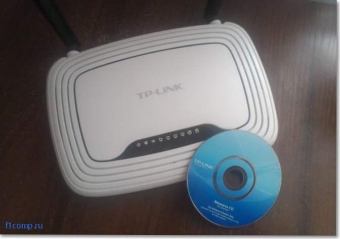 Konfigurirajte Wi-Fi usmjerivač TP-Link TL-WR841N pomoću instalacijskog diska koji dolazi u kompletu