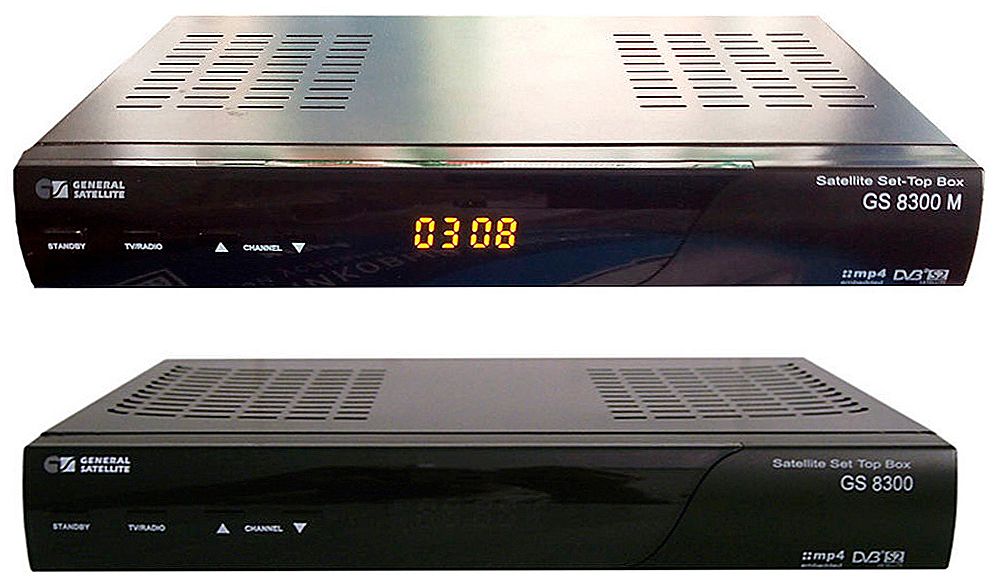 GS-8300, GS-8300M, GS-8300N, televízne prijímače DRS-8300 a firmvér