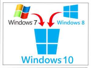 Nadogradnja sustava Windows 7 i 8 na sustav Windows 10