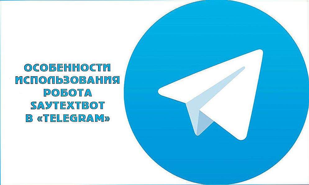 Особливості використання робота Saytextbot в додатку "Telegram"