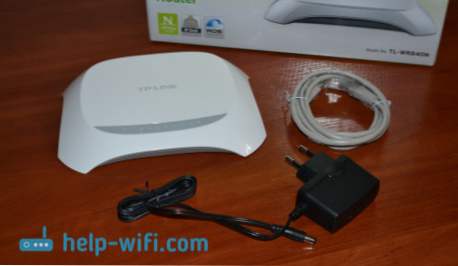 Pripojenie a konfigurácia smerovača Wi-Fi TP-LINK TL-WR840N