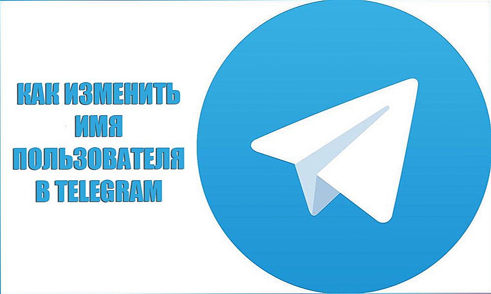 Zásada zmeny mena používateľa v aplikácii "Telegram"