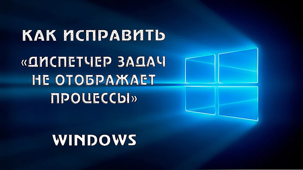 Проблеми в Windows: Диспетчер завдань не відображає процеси
