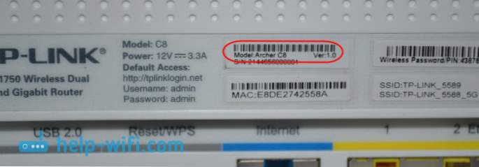 TP-LINK Firmware routeru Archer C8