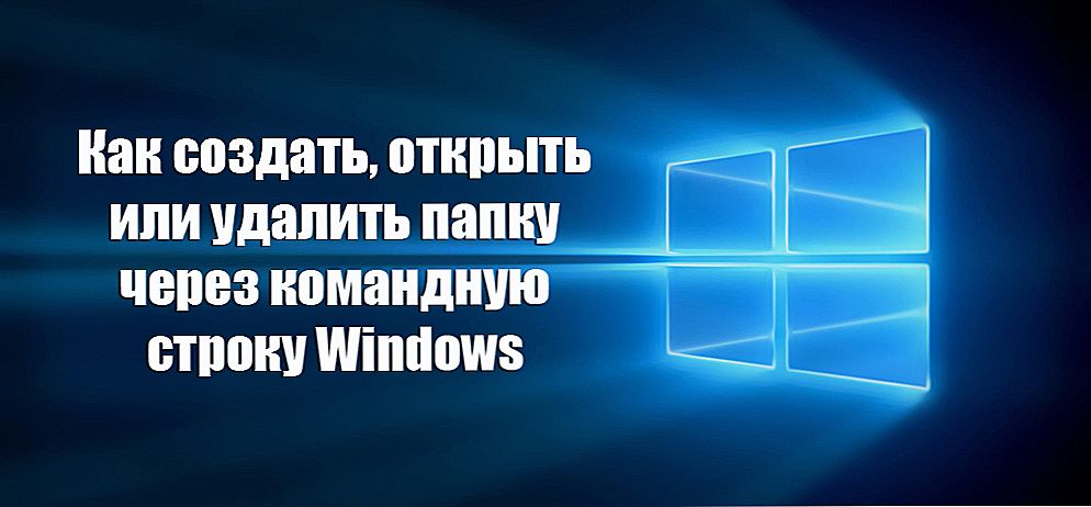 Pracujte so zložkami prostredníctvom príkazového riadka systému Windows