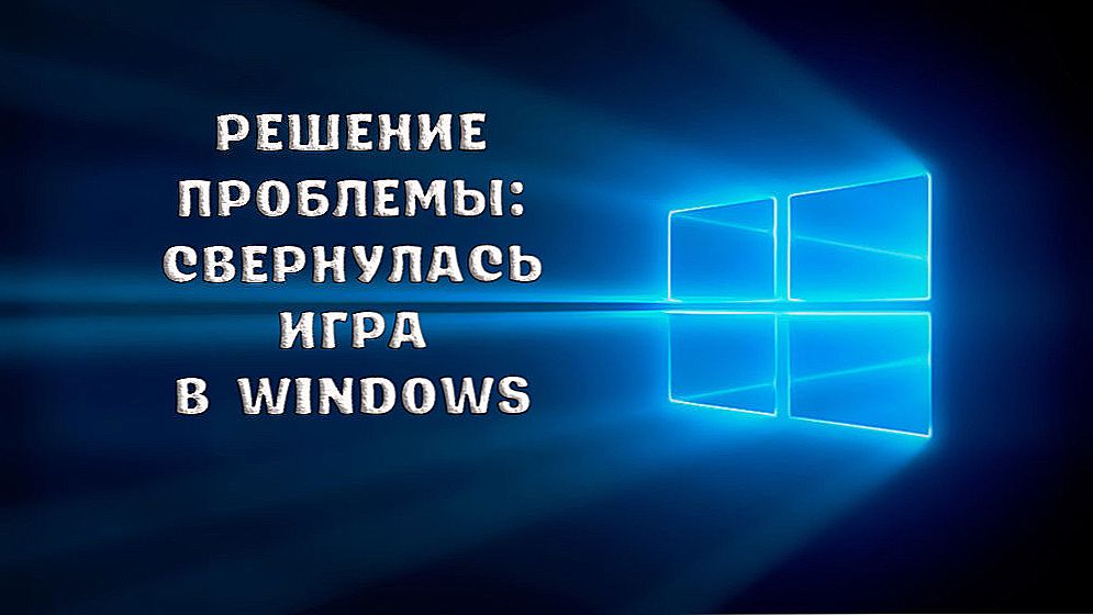 Рішення проблем, пов'язаних зі згортанням ігор в Windows