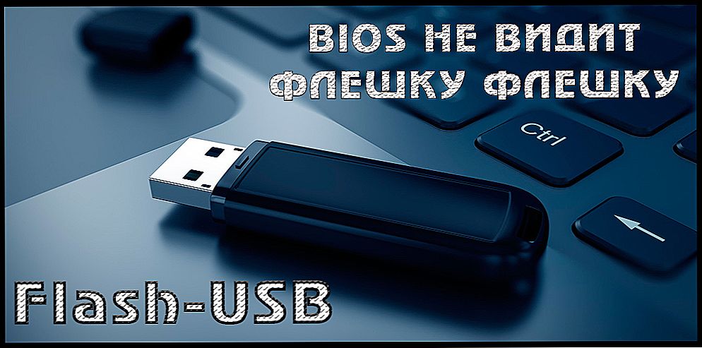 Riešenie problému, keď systém BIOS nevidí USB flash disk