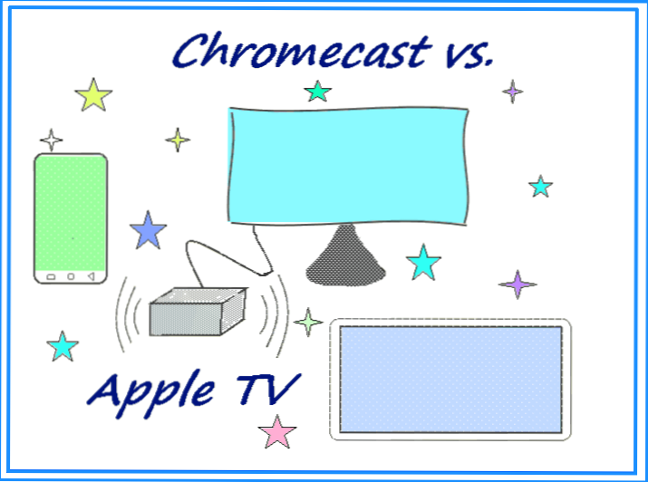 Порівняння Apple TV і Google Chromecast