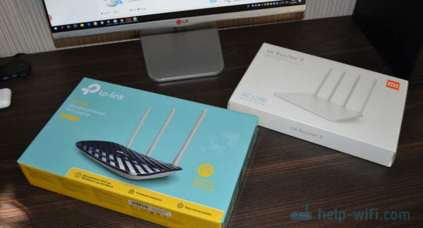 Porovnanie smerovačov Wi-Fi TP-Link Archer C20 a smerovač Xiaomi Mi Wi-Fi 3