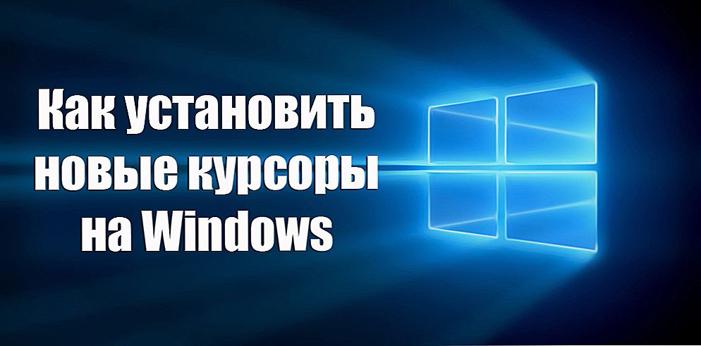 Inštalácia nových kurzorov v systéme Windows