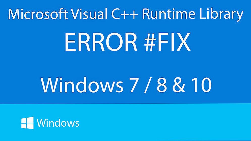 Усунення помилки Microsoft Visual C ++ Runtime Library