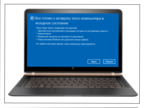 Windows ispočetka kako vratiti zadane postavke sustava na prijenosnom računalu