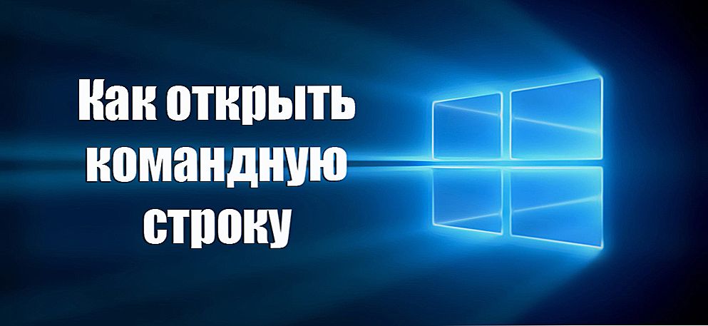 Pokretanje naredbenog retka u sustavu Windows