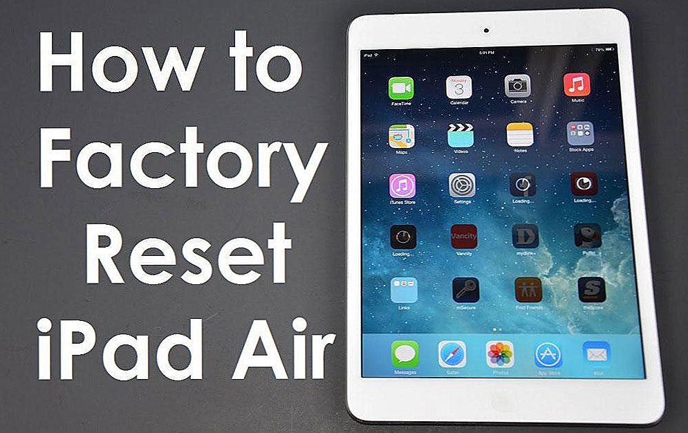Pokyny na opätovné nastavenie zariadenia iPad na továrenské nastavenia