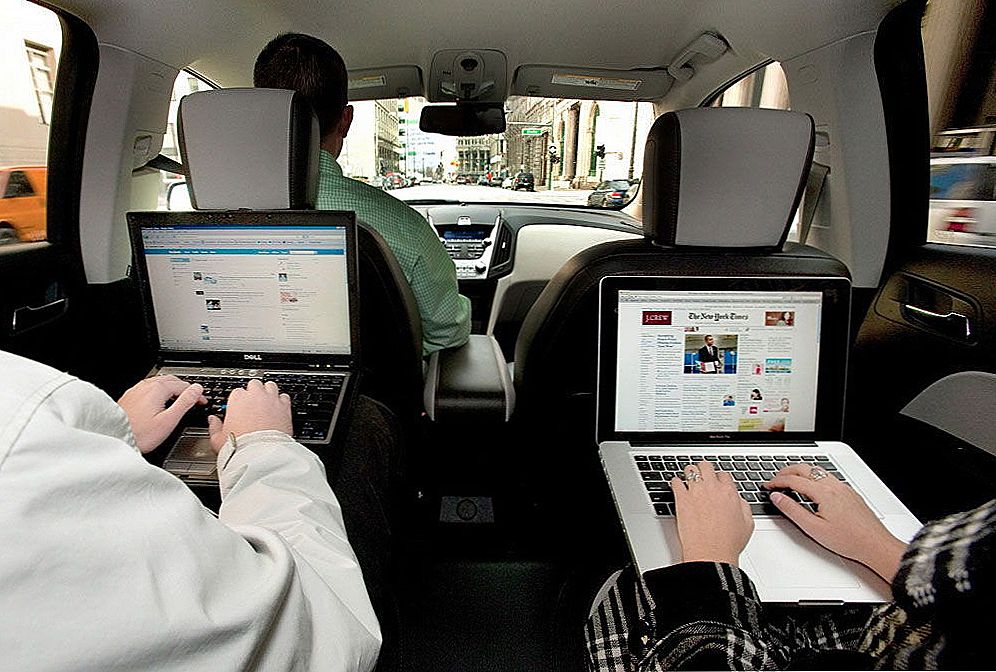 Internet cez Wi-Fi v aute