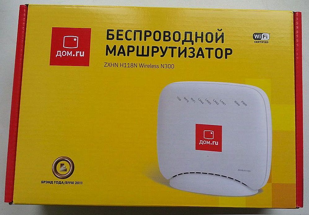 Jak skonfigurować router dla Dom.ru