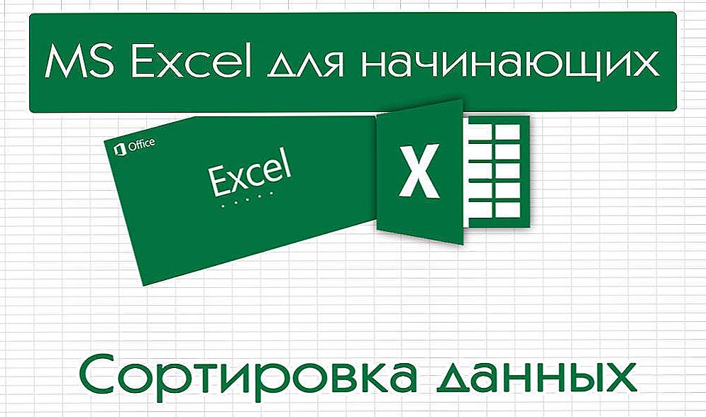 Ako triediť údaje v tabuľkách programu Excel