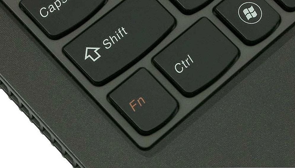 Як включити кнопку Fn на ноутбуці