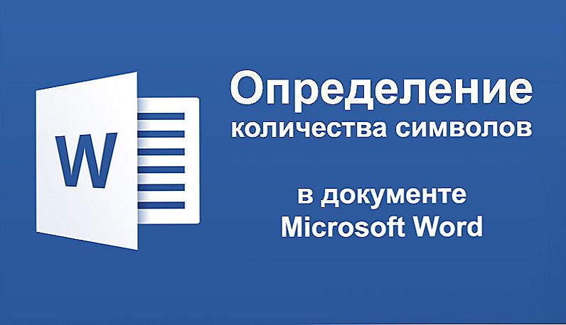 Určenie počtu znakov v dokumente programu Microsoft Word