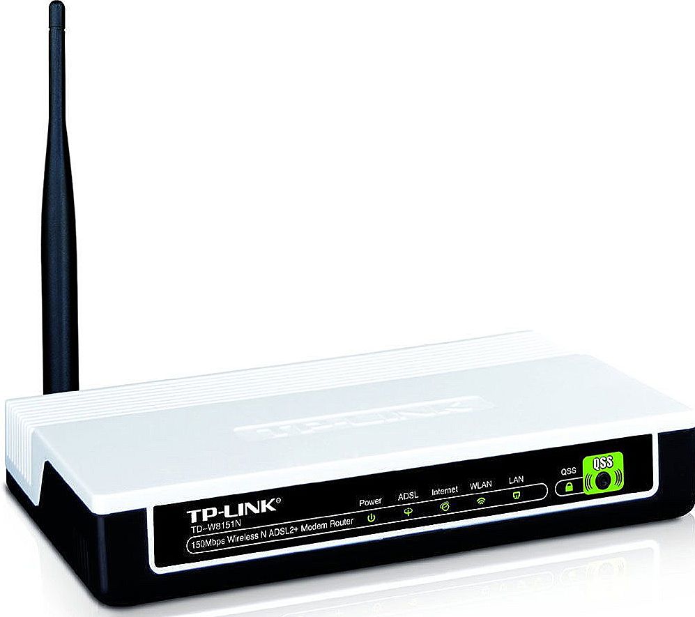 Router TP-LINK TD-W8151N - značajke, specifikacije i kratki vodič za konfiguraciju i firmware