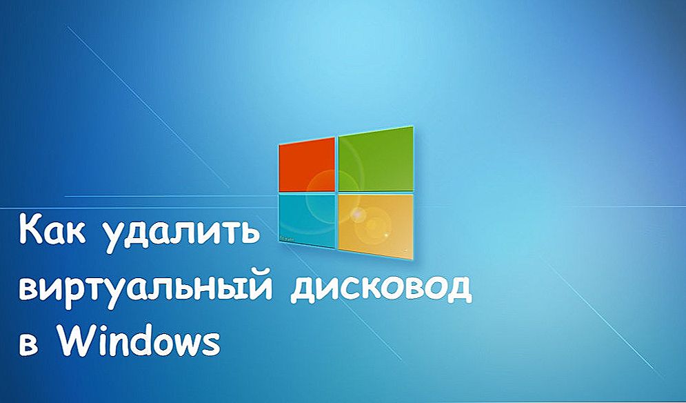 Uklanjanje virtualnog pogona u sustavu Windows